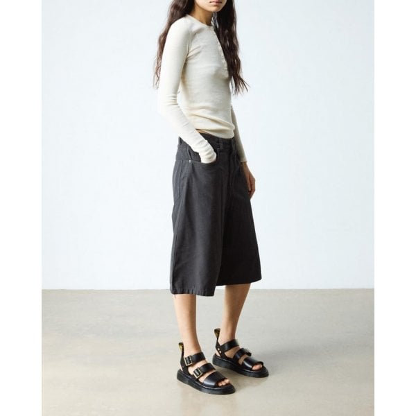 Womens Gryphon Sandals in Atlas Leather Black
