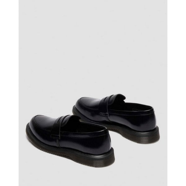 Womens Temara Loafer In Black Polished Smooth
