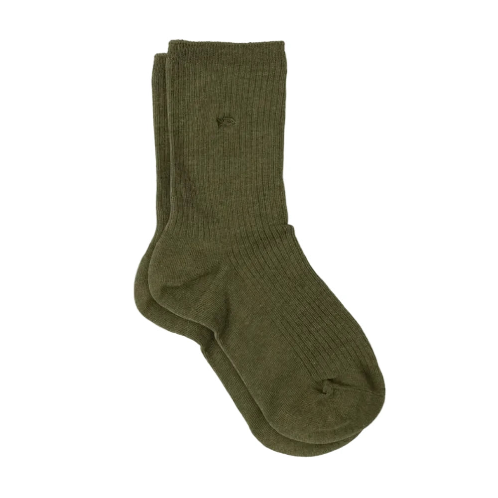 Plain Ribbed Socks