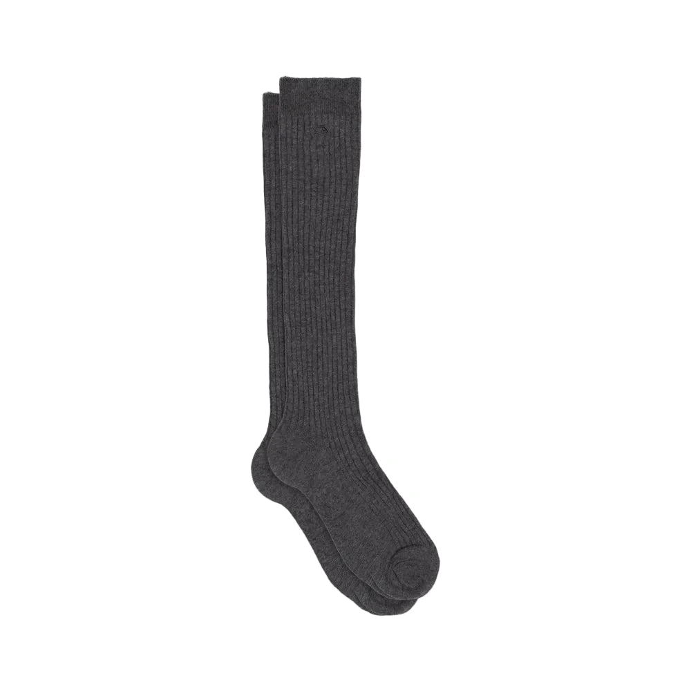 Knee High Combed Cotton Socks