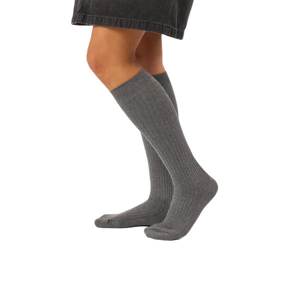 Knee High Combed Cotton Socks