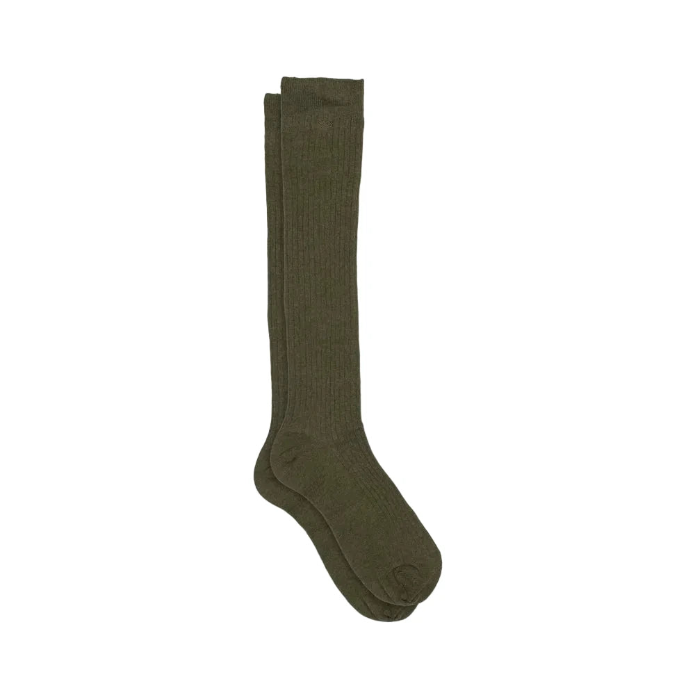 Knee High Combed Cotton Socks