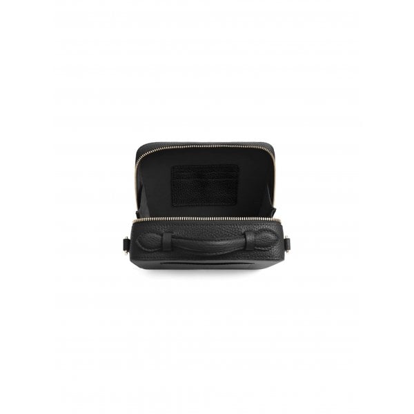 Buckingham Cross Body Bag in Black Leather