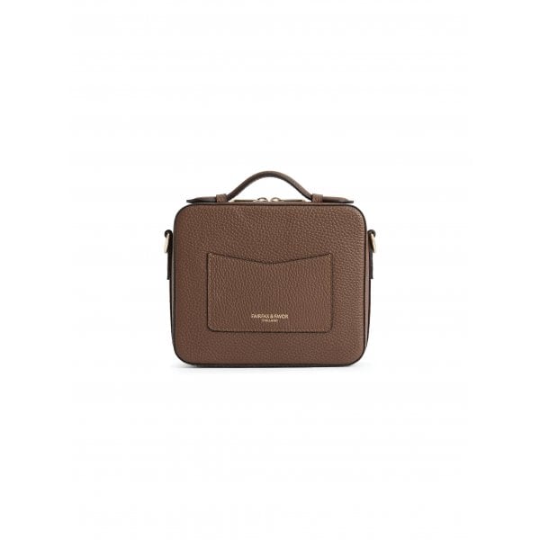 Buckingham Cross Body Bag in Tan Suede
