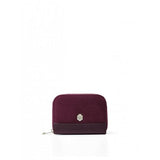Mini Salisbury Coin Purse in Elderberry Suede