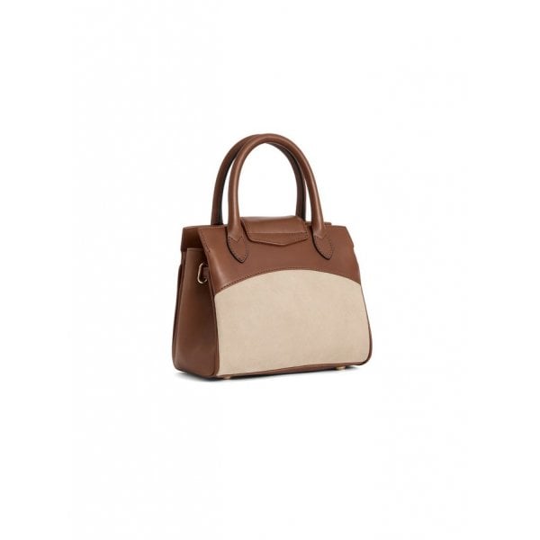 Mini Windsor Bag in Tan/Stone Leather