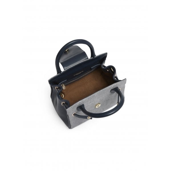Mini Windsor Handbag in Denim Suede