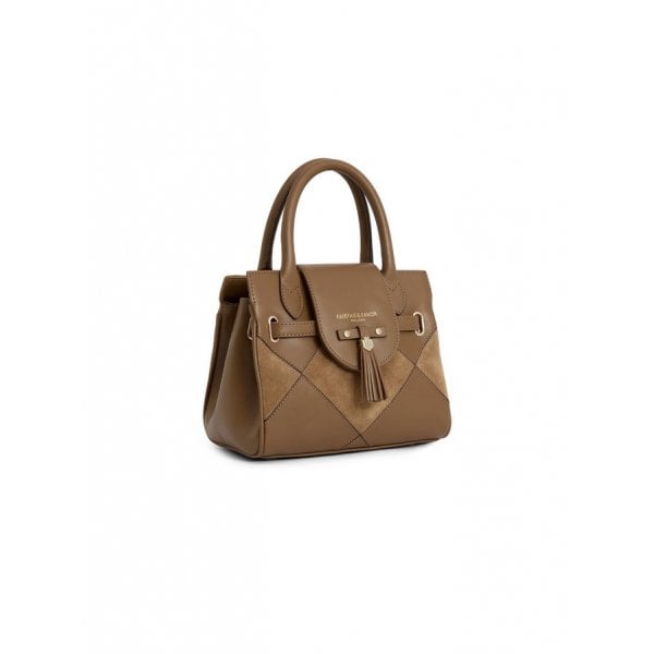 Mini Windsor in Harlequin Tan Suede