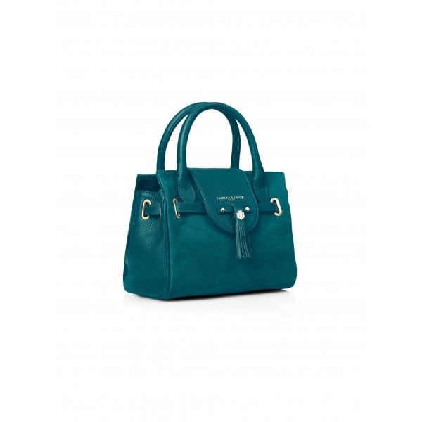 Stockist Exclusive Mini Windsor Handbag in Ocean Suede