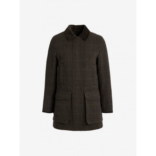 Willow Wool Country Coat in Bark