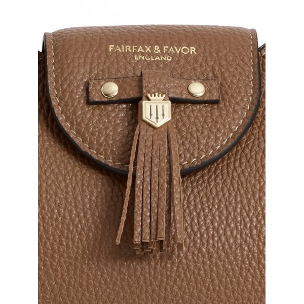 Windsor Shoulder Bag in Tan/Stone Leather