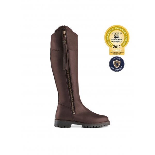 Womens Explorer Regular Fit Boot in Mahogany Leather