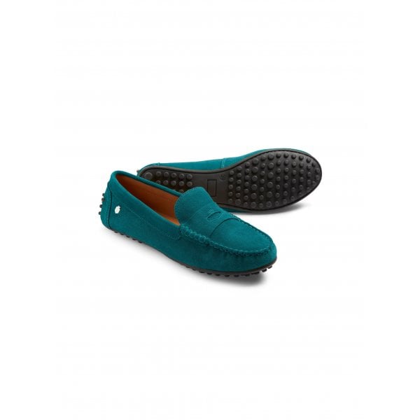 Womens Hemsby Driver in Ocean Suede