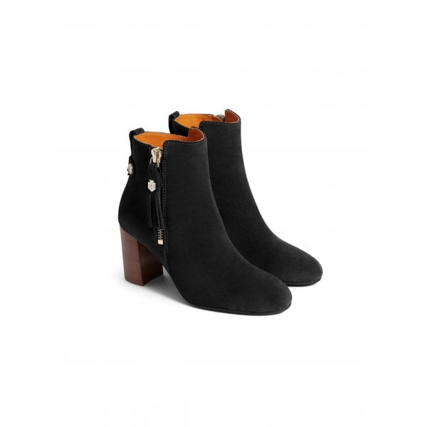 Oakham Ankle Boot in Black Suede