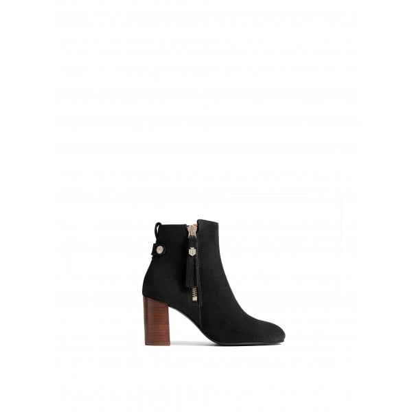Oakham Ankle Boot in Black Suede
