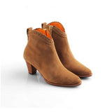 Womens Regina Ankle Boot in Tan Suede