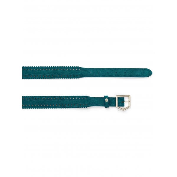 Womens Regina Belt in Ocean Suede