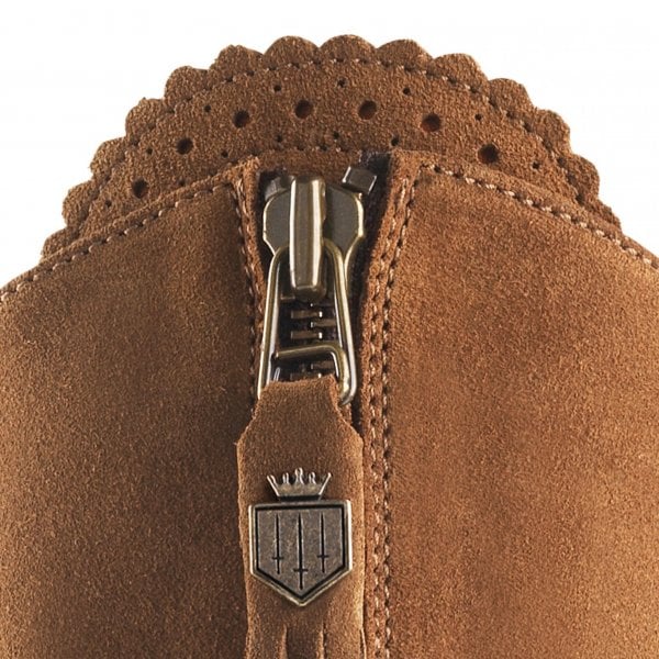 Womens Regina Boot (Heeled) in Tan Regular Fit