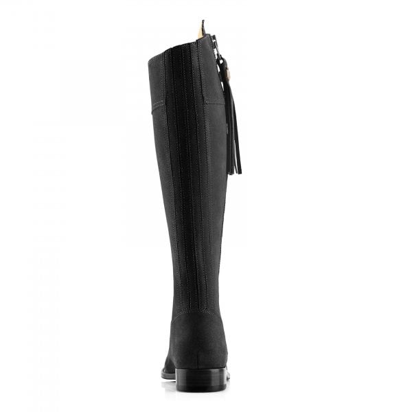Womens Regina Boot in Black Suede