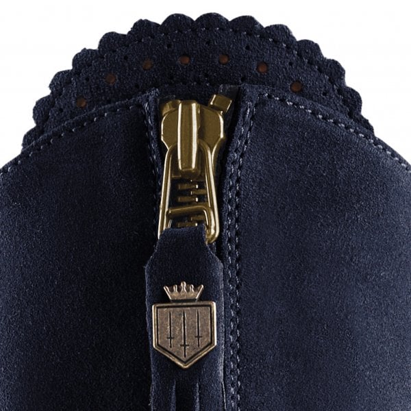 Womens Regina Boot in Navy Suede