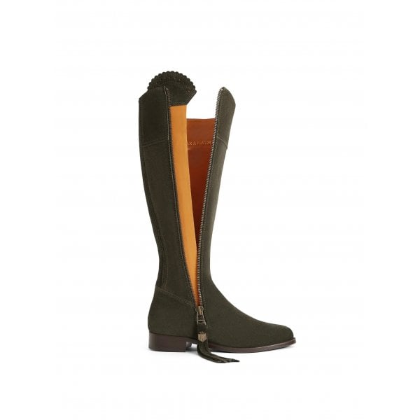 Womens Regina in Moss Green Suede