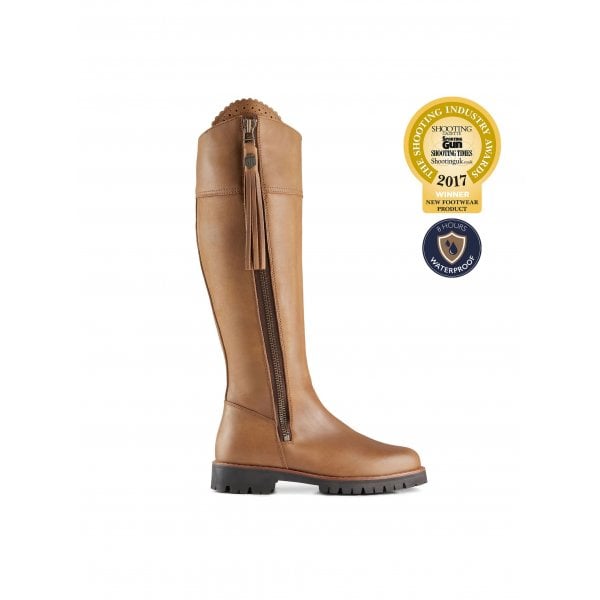 Womens Waterproof Explorer Boot in Oak Leather
