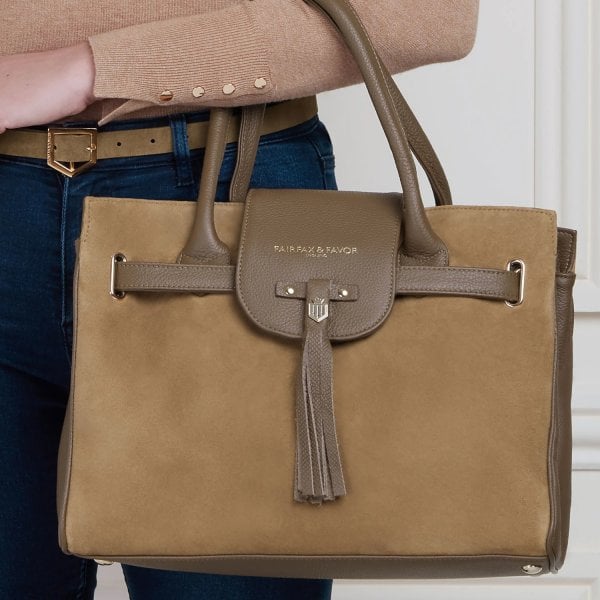 Womens Windsor Handbag in Tan