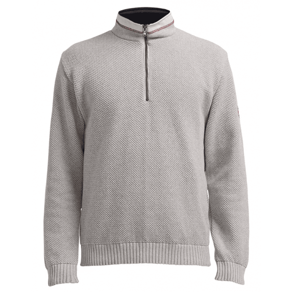 Mens Classic Windproof Jumper in Grey