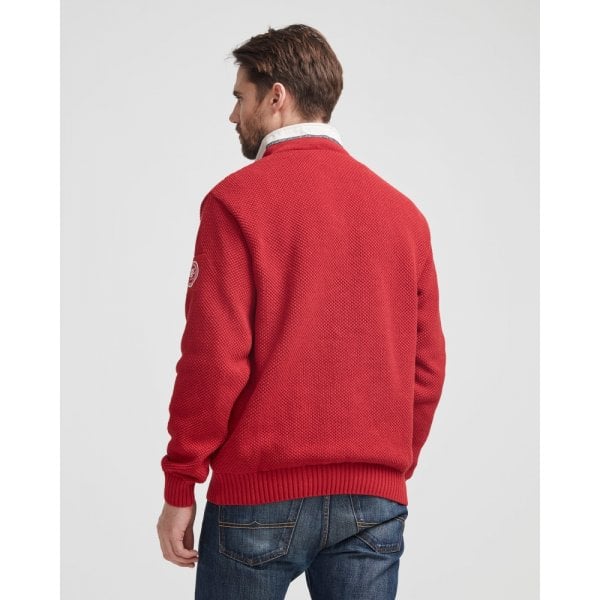 Mens Classic Windproof Jumper in Red