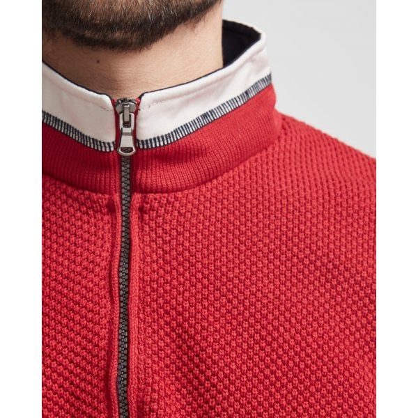 Mens Classic Windproof Jumper in Red