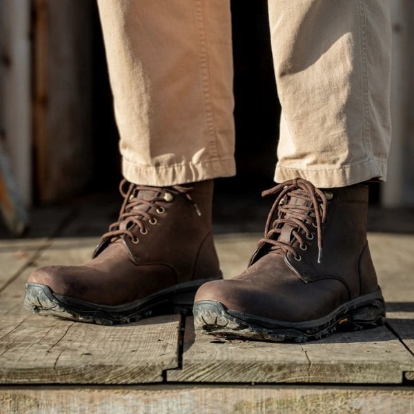 Mens Slaidburn in Brown Distressed