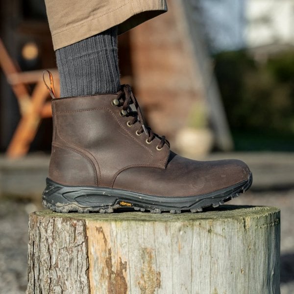Mens Slaidburn in Brown Distressed