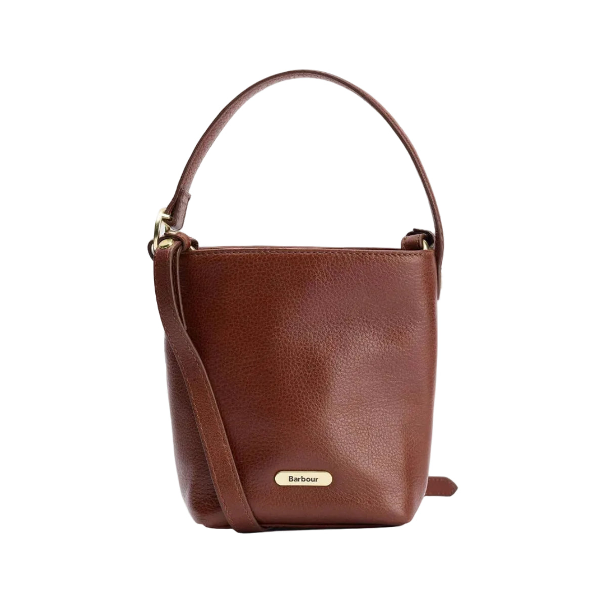 Cedar Leather Mini Bucket Bag