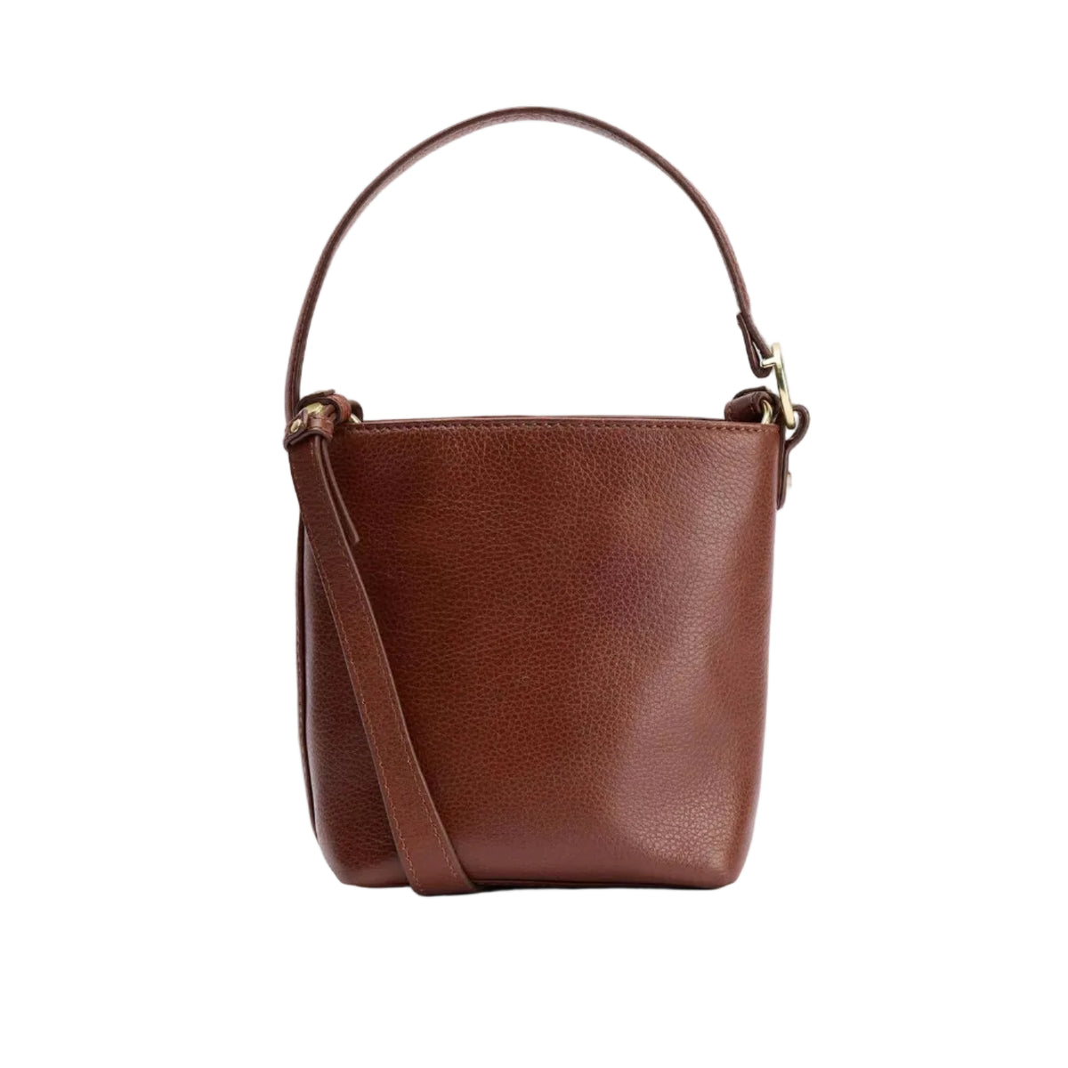 Cedar Leather Mini Bucket Bag