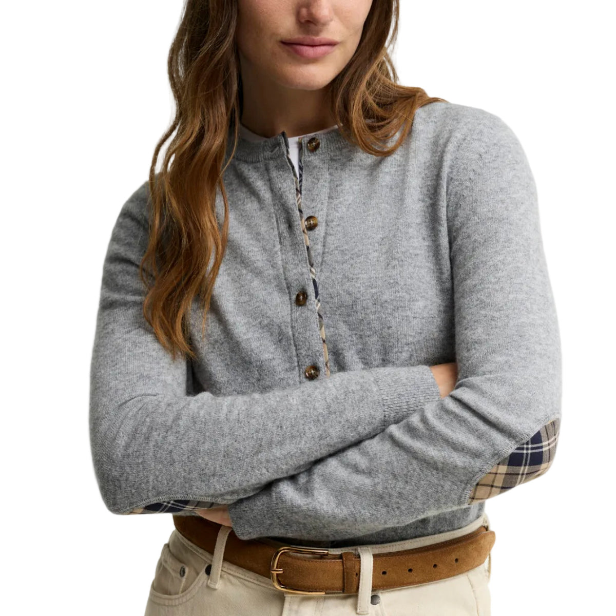 Pendle Cardigan in Grey Marl