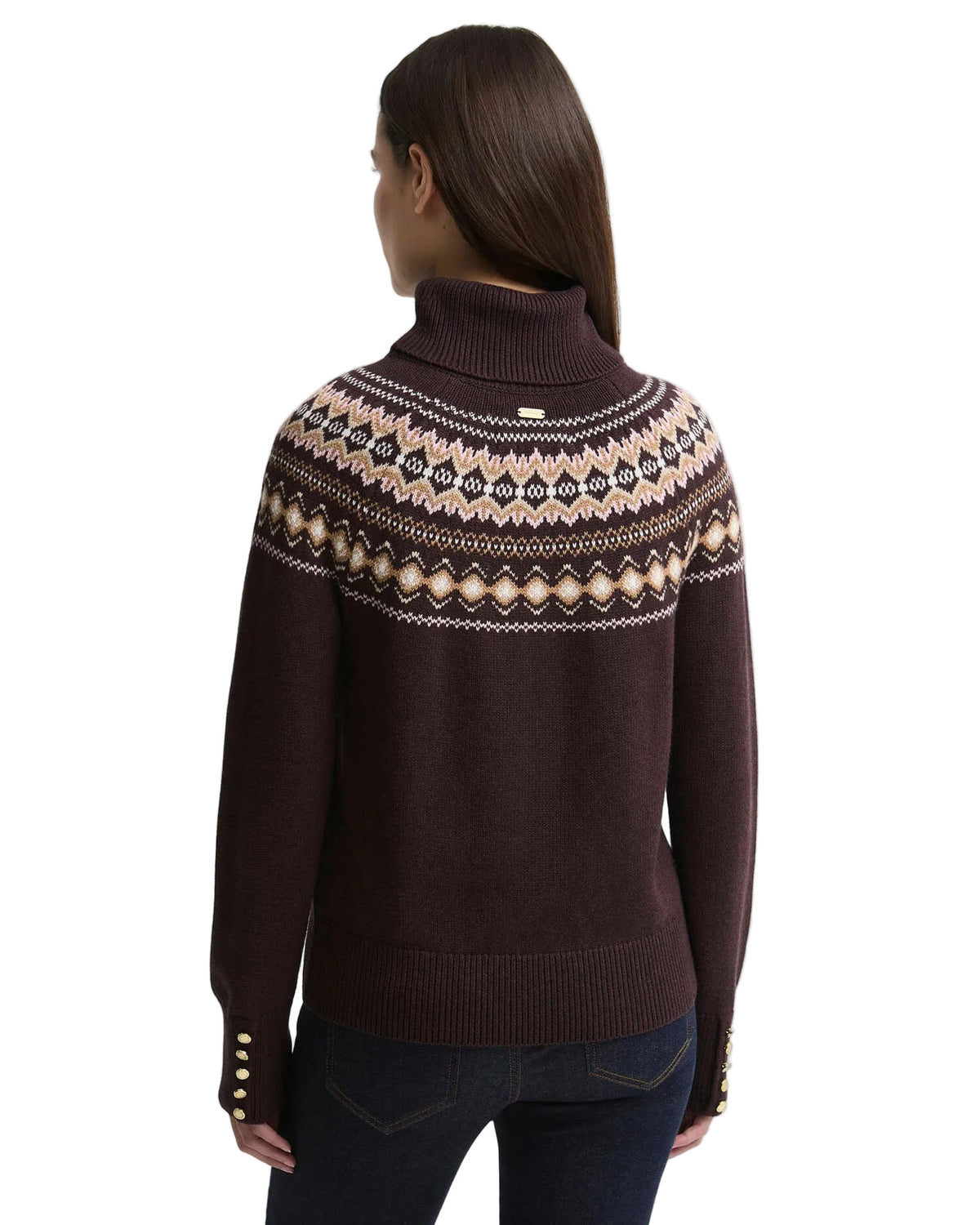 Darwen Fair Isle Rollneck Jumper