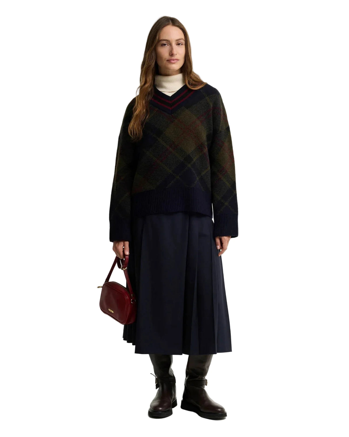 Shae V-Neck Wool Jumper