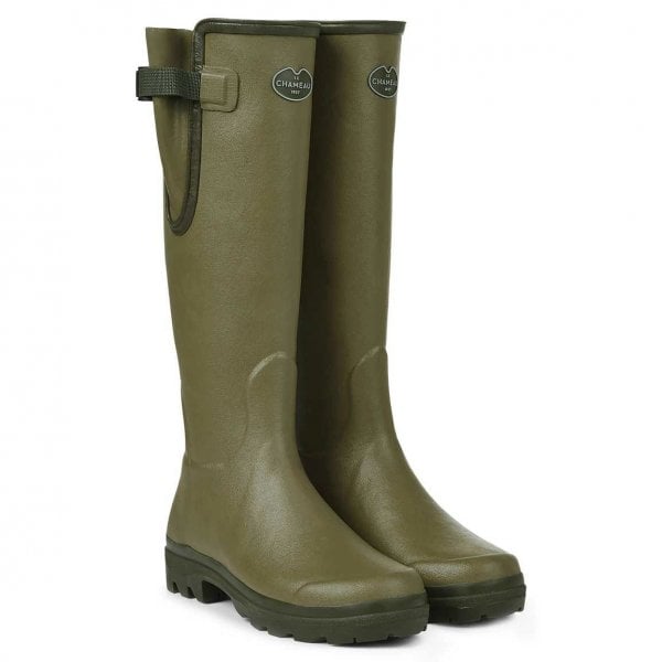 Womens Vierzon Jersey Lined Boots in Vert
