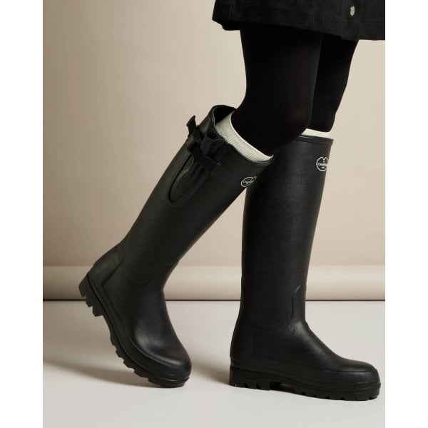 Womens Vierzonord Neoprene Boot in Noir