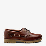 523CH Brown Waxy Deck Shoe in Waxy Brown