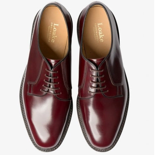 771 Derby Shoe in Burgundy Polished