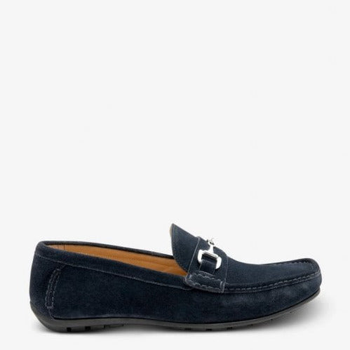 Hawthorn Driver Shoe in Navy Suede