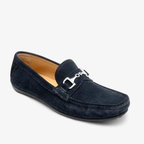 Hawthorn Driver Shoe in Navy Suede