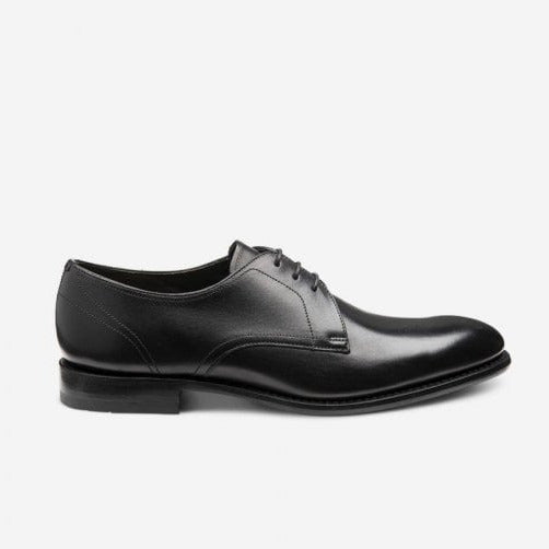 Atherton Derby Shoe in Black Leather
