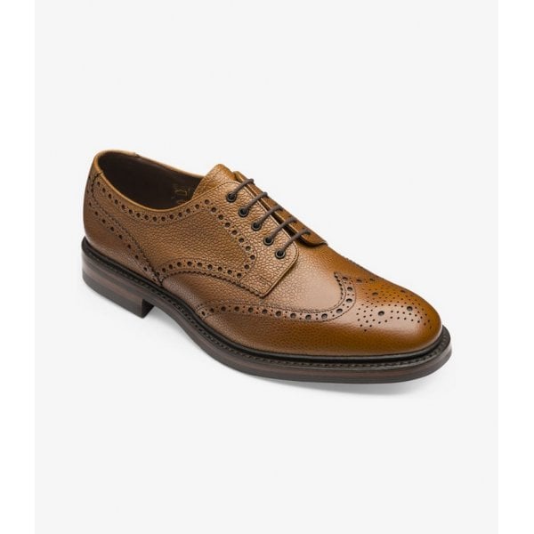 Mens Badminton in Mahogany Grain Calf Leather