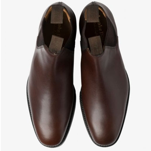 Mens Chatsworth Dainite Sole in Dark Brown Waxy Leather