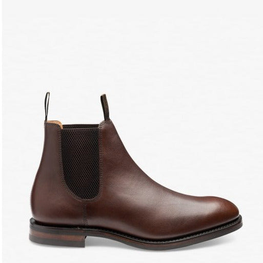 Mens Chatsworth Dainite Sole in Dark Brown Waxy Leather