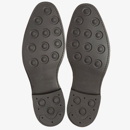 Mens Chatsworth Rubber Sole Boot in Black Leather