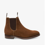 Mens Chatsworth Rubber Sole Boot in Brown Suede