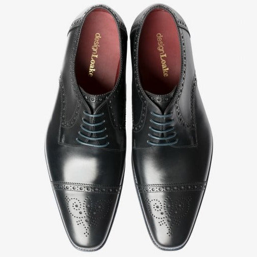 Mens Foley Derby Shoe in Black